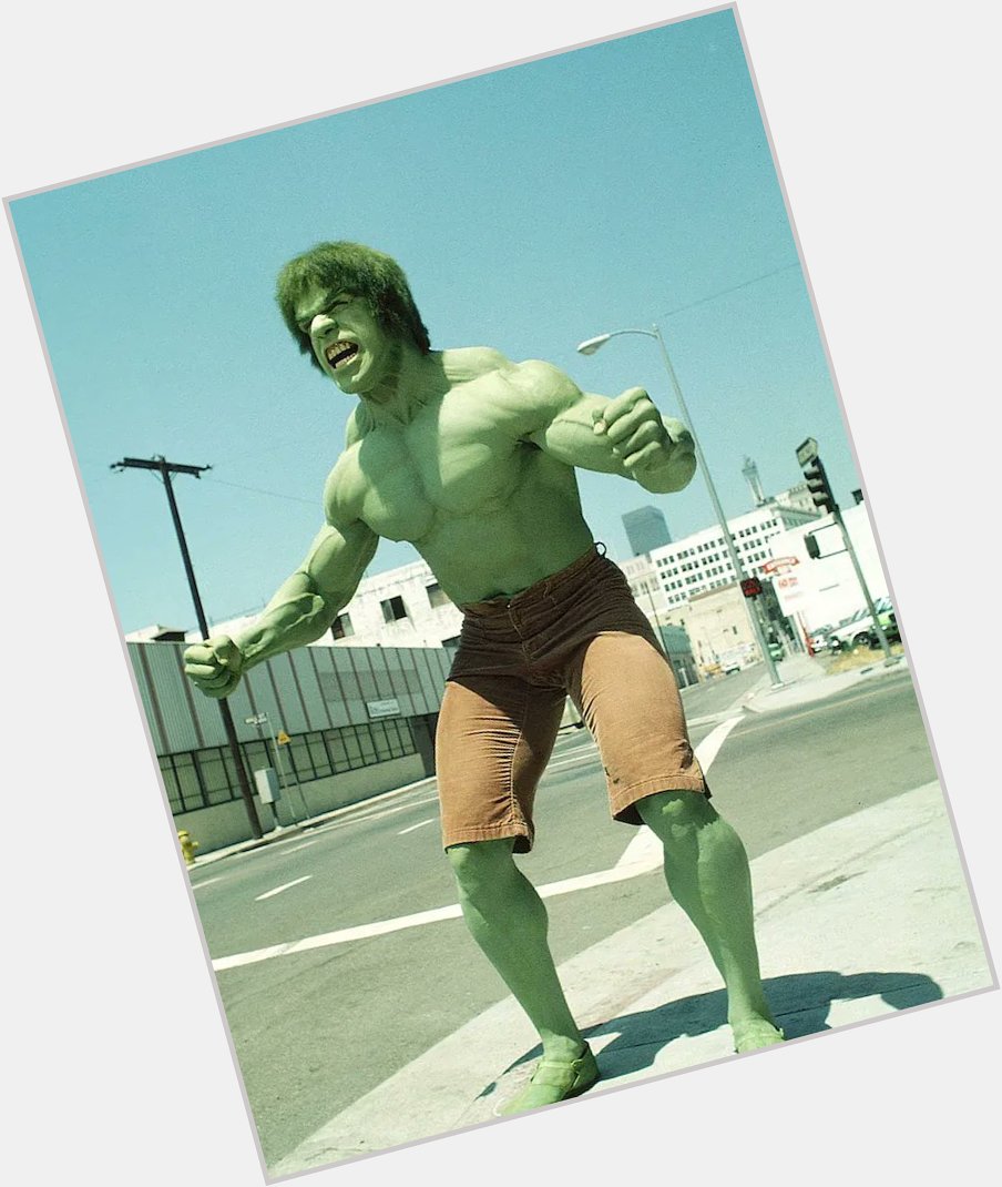 A very happy 70th birthday to Lou Ferrigno. Pictured here as the Incredible Hulk, c.1978. 
