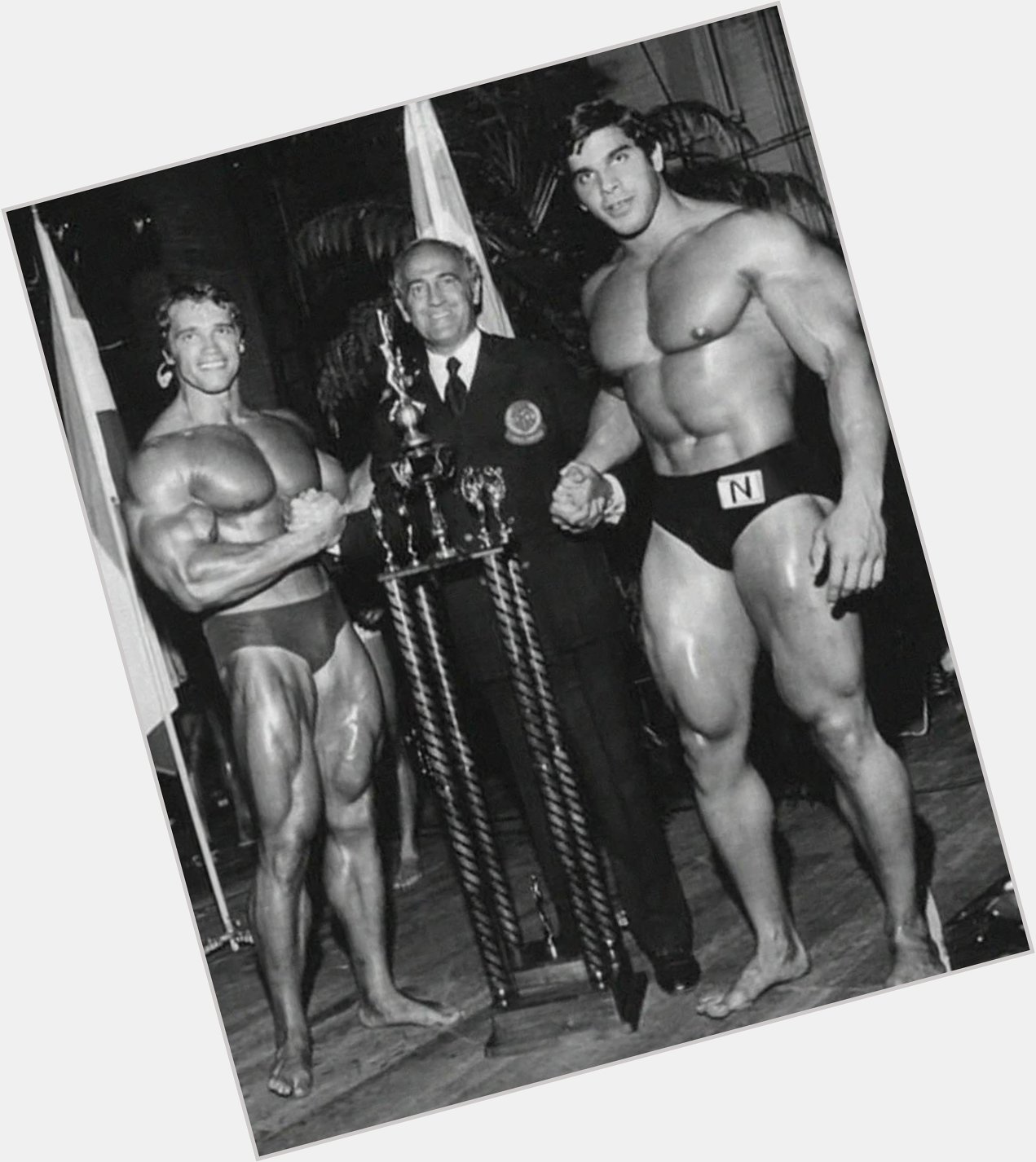 Happy birthday Lou Ferrigno(born 9.11.1951)
Lou Ferrigno and Arnold Schwarzenegger,1973! 