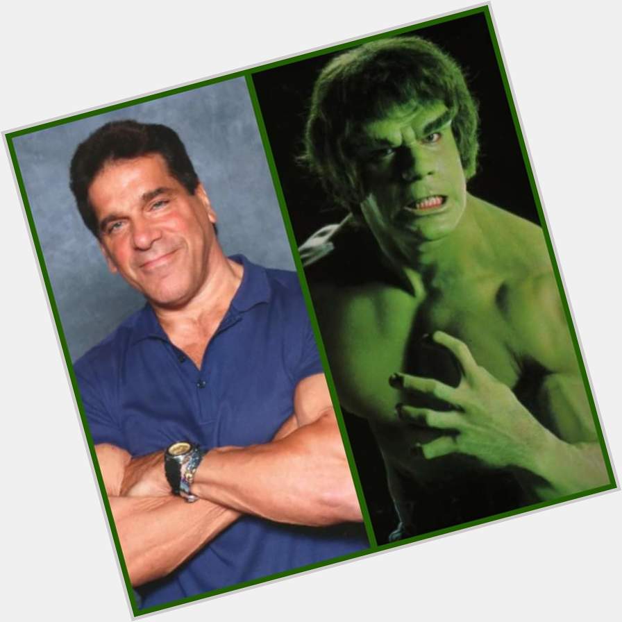 Happy 71st birthday to the incredible Lou Ferrigno! 