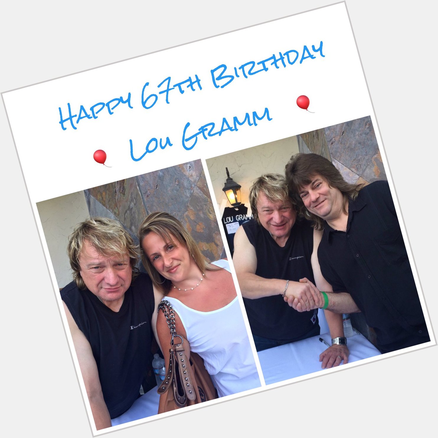 Happy & Healthy Birthday to Mr Lou Gramm ... wishing you many more       