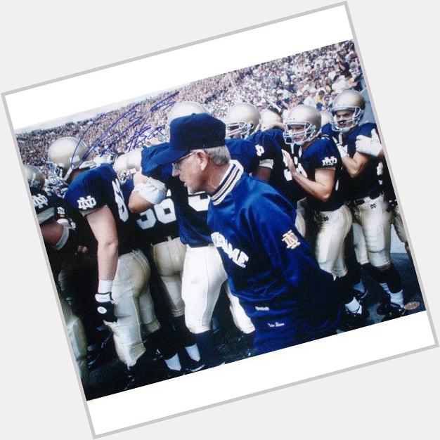 Happy Birthday to Notre Dame legend, Lou Holtz. 