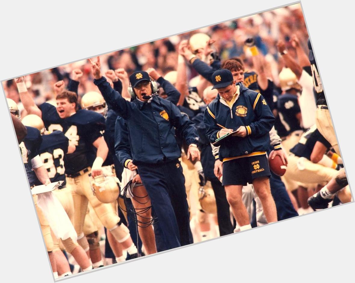 Happy 78th Birthday to legendary Notre Dame Football Coach Lou Holtz! 