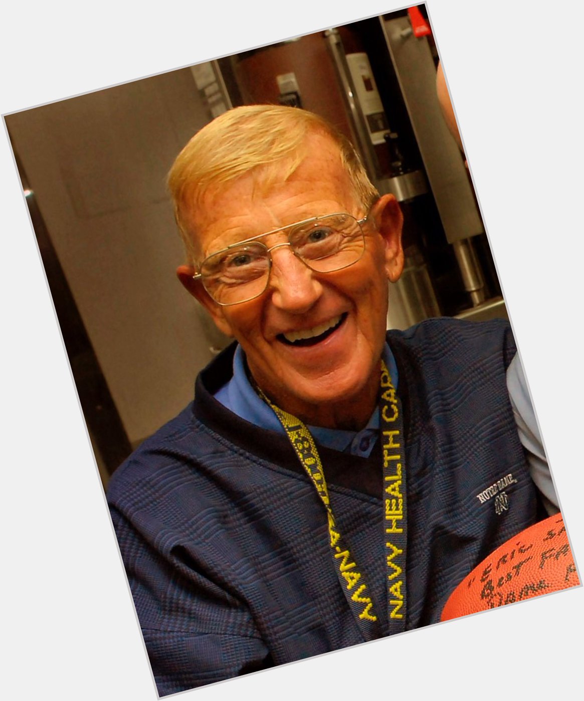 Happy Birthday Lou Holtz, college football coach; television sports commentator 