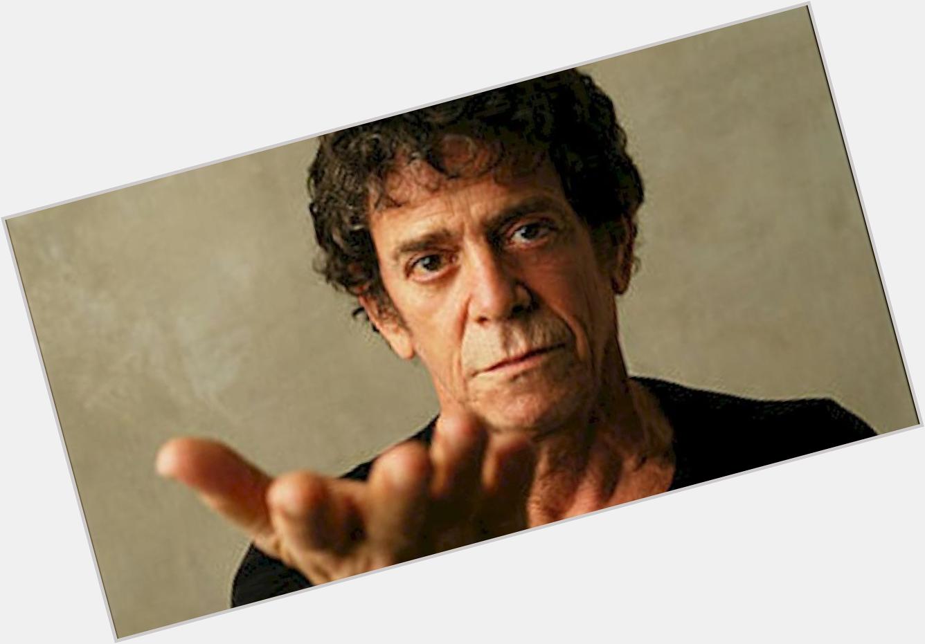 Happy birthday to Lou Reed (1942 - 2013). 