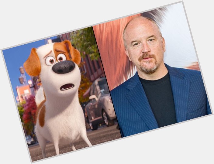 Happy 50th Birthday to Louis C.K.! The voice of Max in The Secret Life of Pets.  