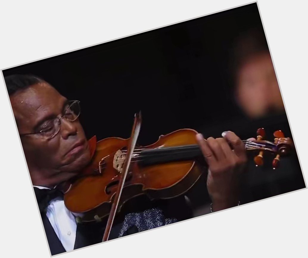 The Honorable Minster Louis Farrakhan performing the Beethoven  Violin Concerto. Happy 90th birthday! 