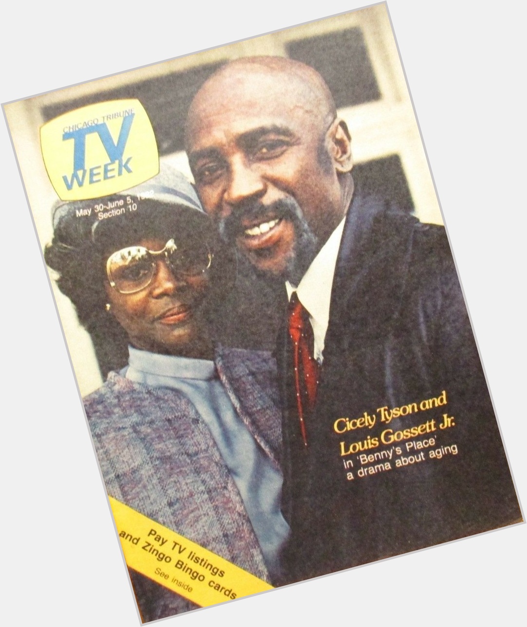 Happy Birthday to Louis Gossett Jr, born on this day in 1936
Chicago Tribune TV Week.  May 30 - June 5, 1982 