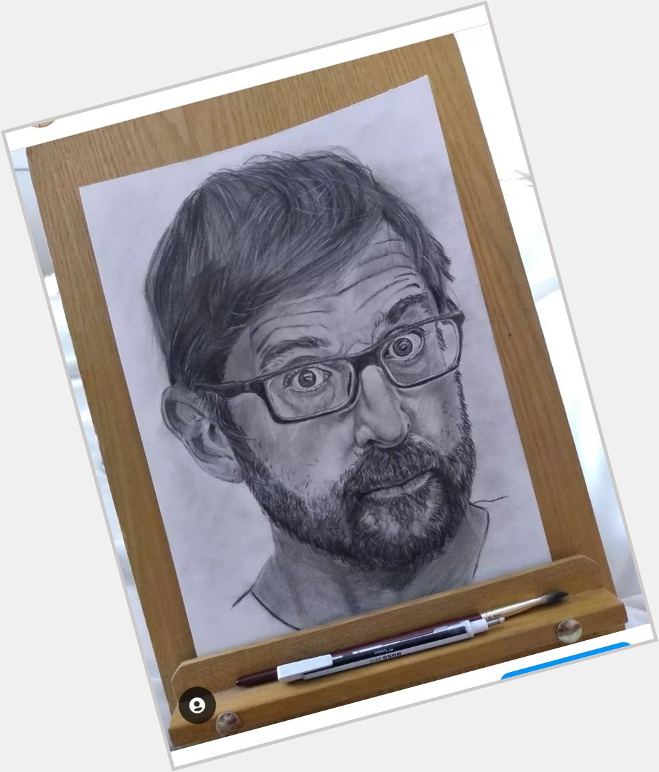 Happy Birthday Louis Theroux Pencil portrait 