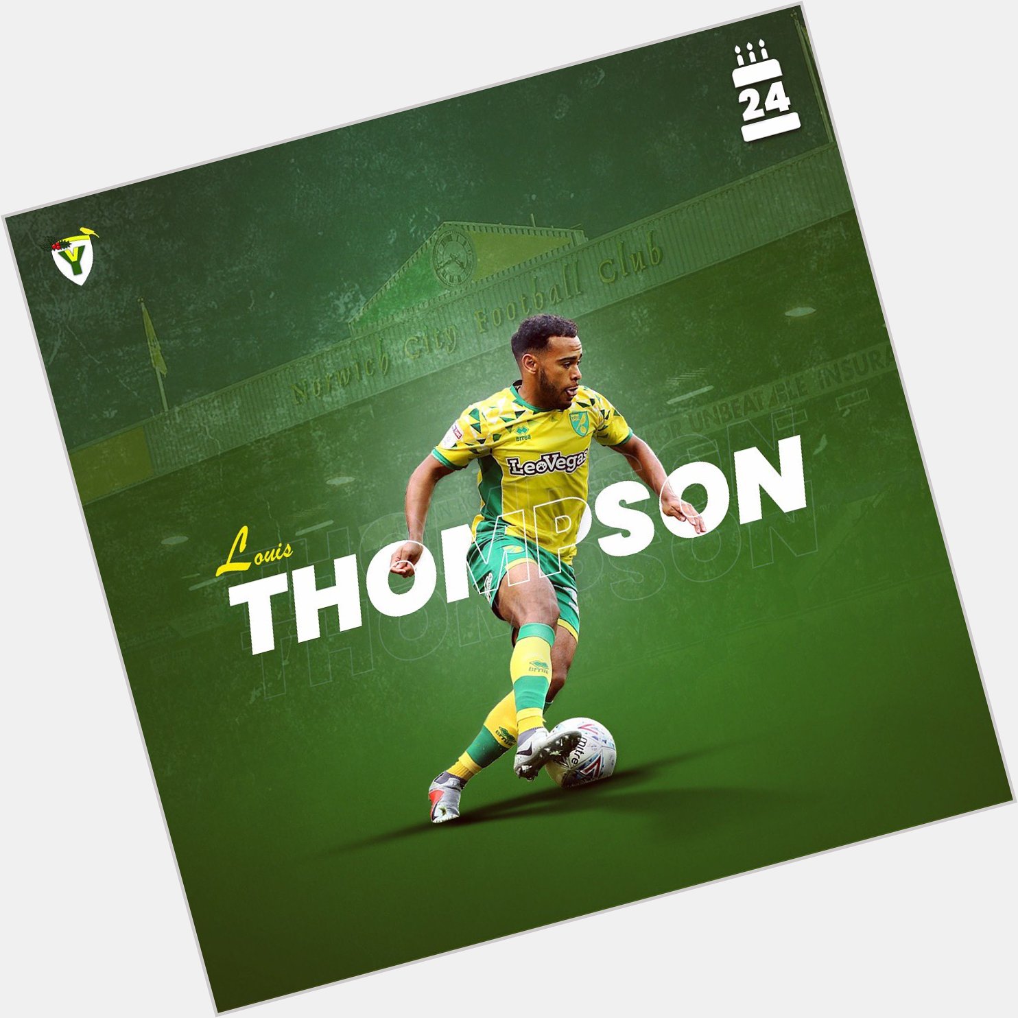 Wishing a very happy 2  4  th birthday to midfielder Louis Thompson! 