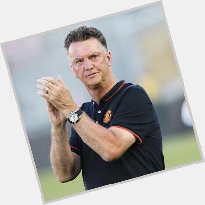 Happy birthday Louis van Gaal. Hope we celebrate your birthday with a win today 
