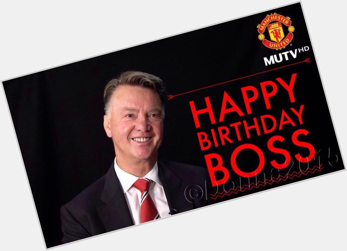 Happy 64th birthday to Louis van Gaal.

Lets make it a day to remember 