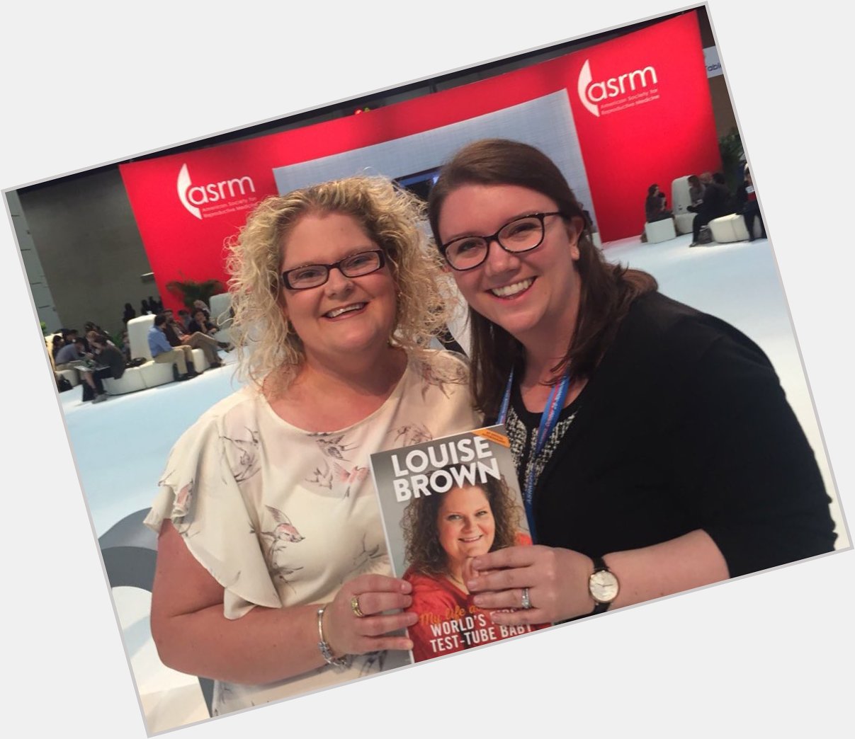 Happy birthday Louise Brown, the very first baby born via IVF! It was amazing meeting you in 2017 at ASRM. 