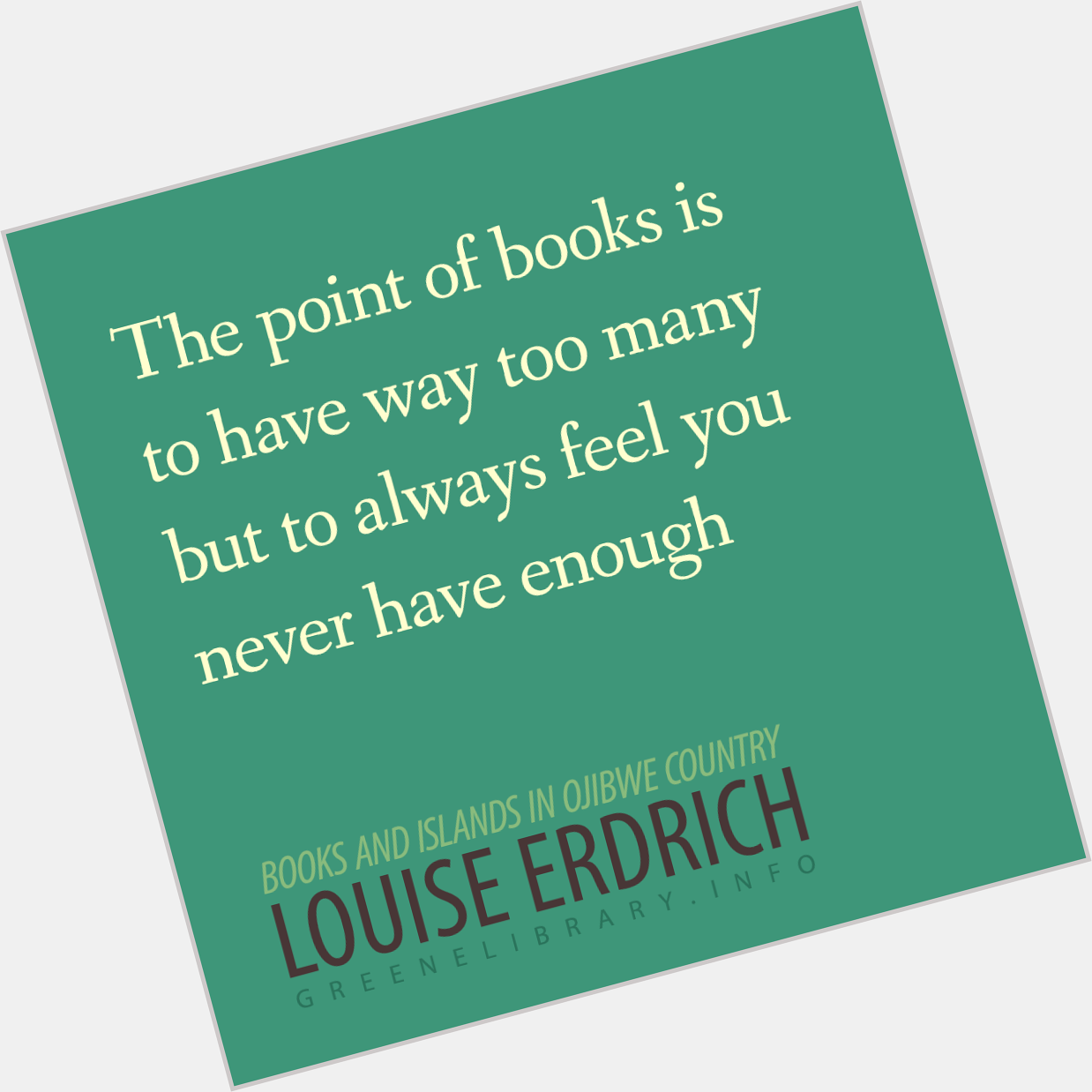 Happy birthday to author Louise Erdrich . 