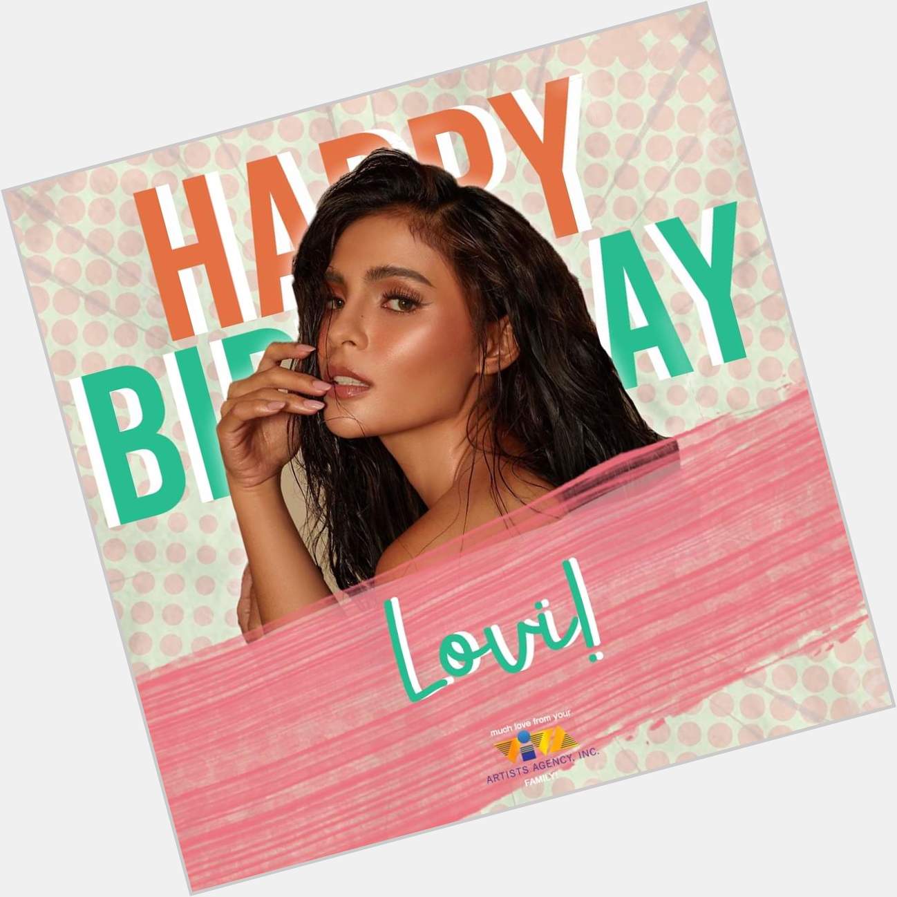 Belated Happy Birthday Lovi Poe! May all your wishes come true!   