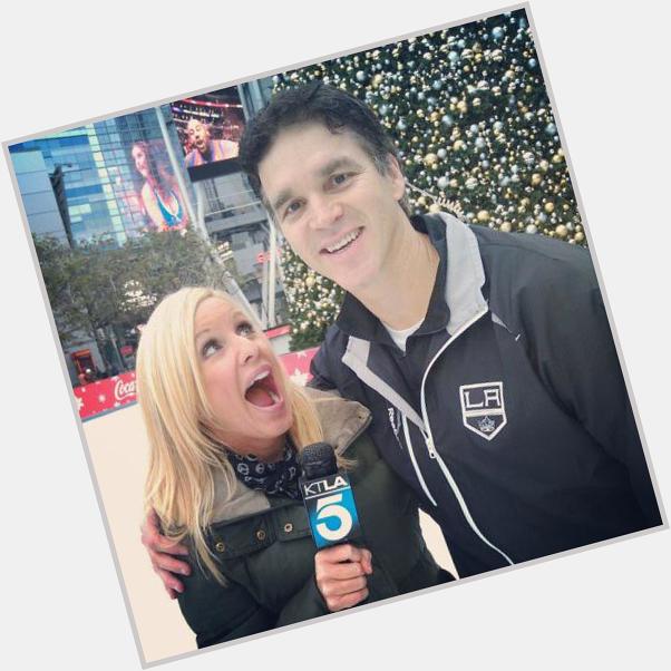 Happy Birthday Luc Robitaille, L.A. is so lucky to have you! (I always looked like this when I interviewed him!) 