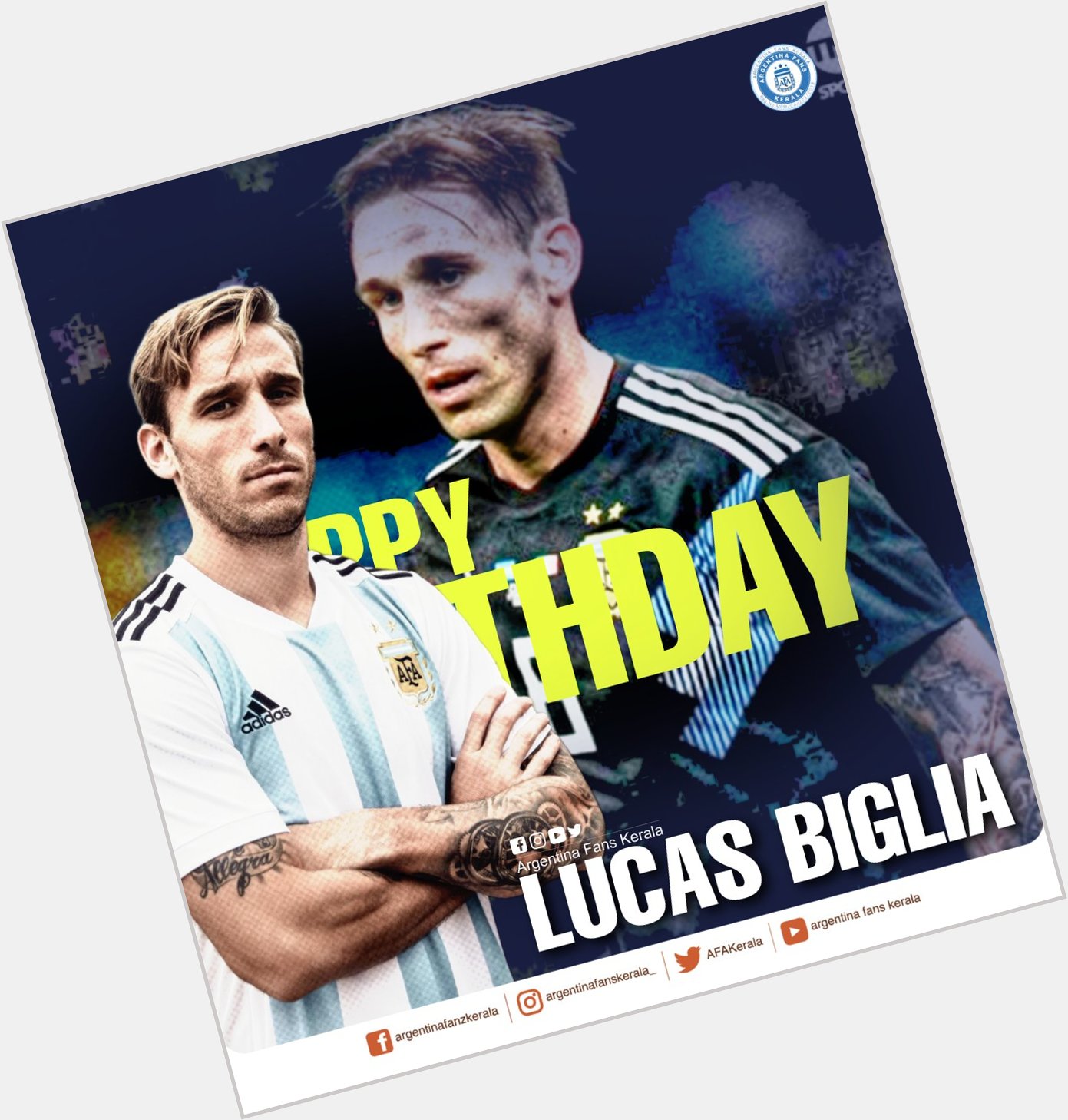 Happy Birthday Lucas Biglia  