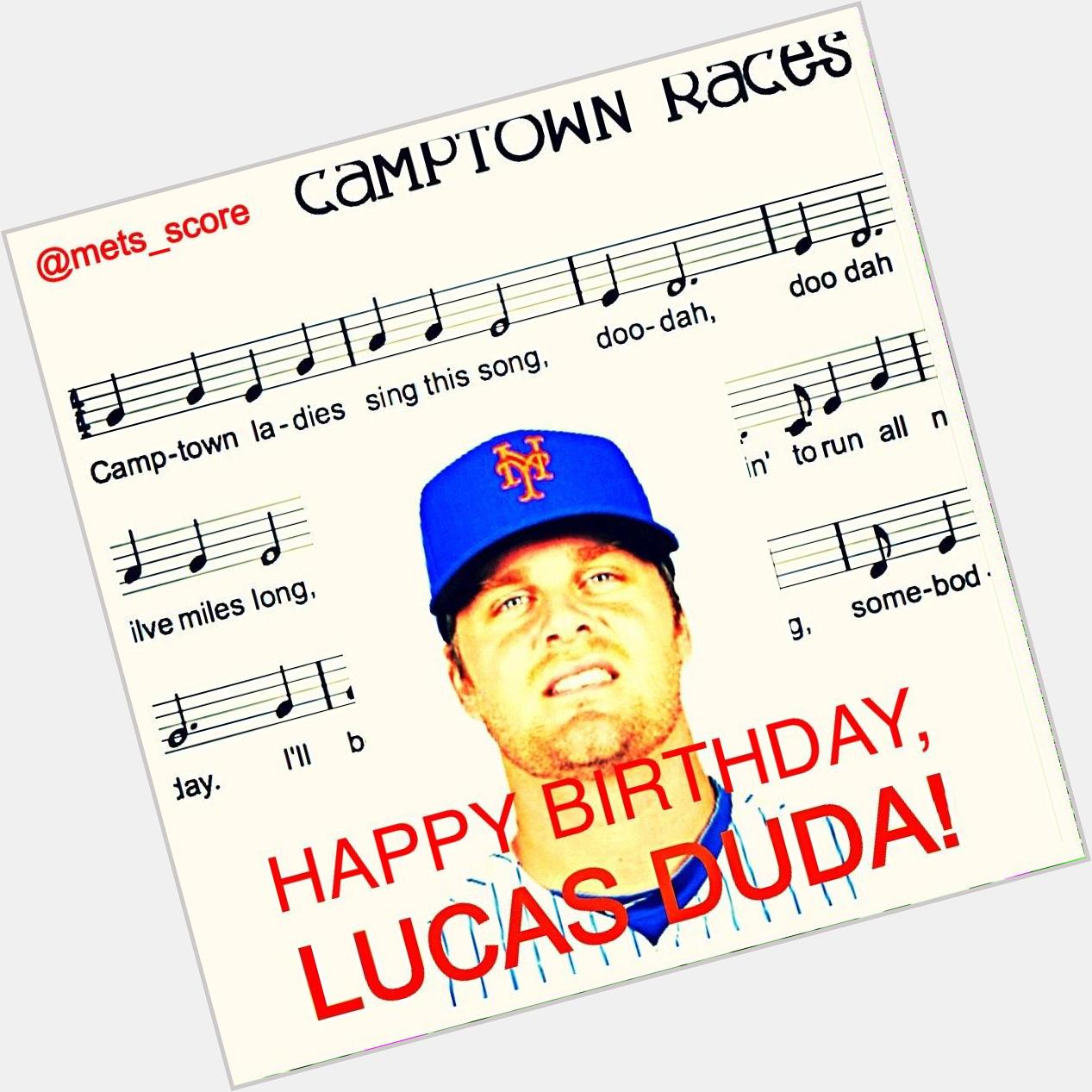 Happy 29th Birthday to 1B, Lucas Duda!! 