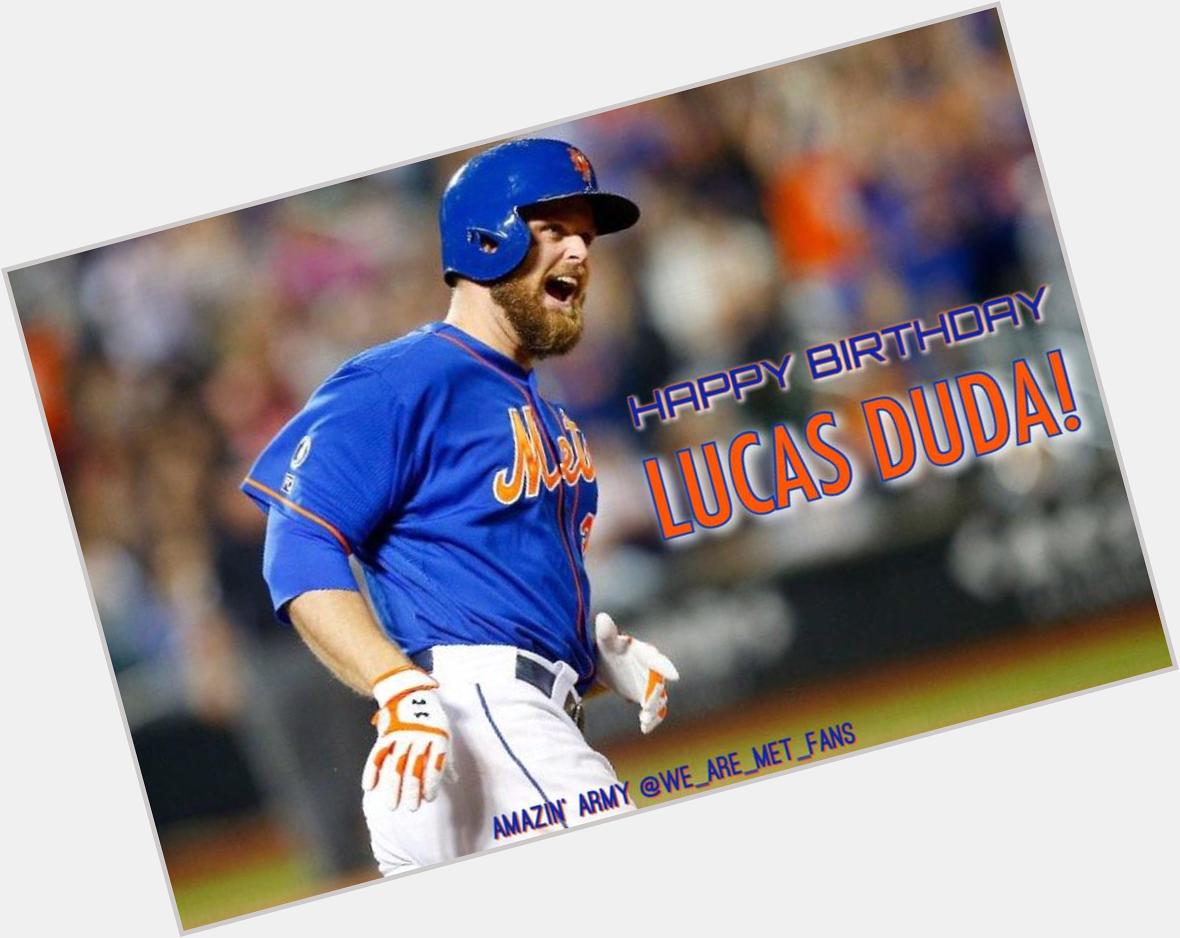 Happy 29th Birthday to Mets first baseman Lucas Duda! 