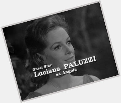 Happy birthday, Luciana Paluzzi. Here is her title card in The Four-Steps Affair eps of The Man From UNCLE. 