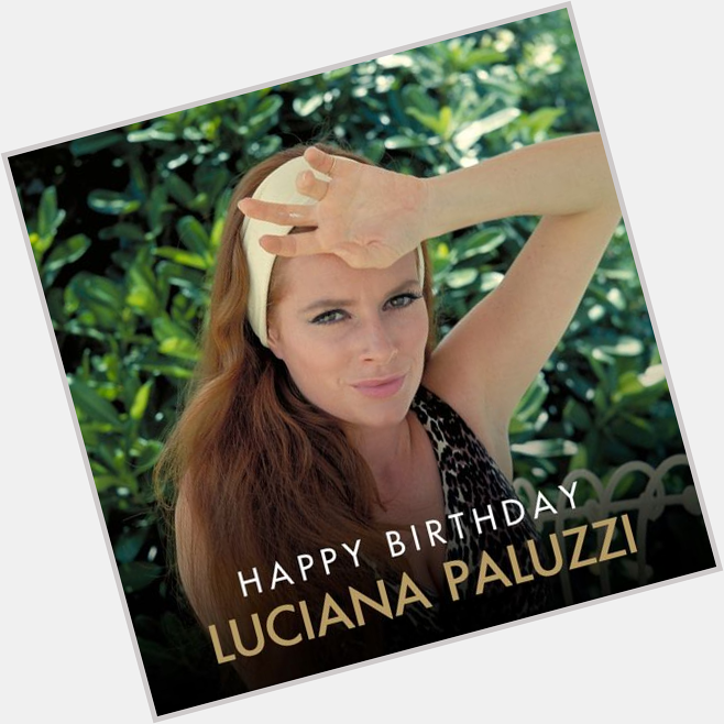 Happy Birthday to Luciana Paluzzi who played Fiona Volpe in THUNDERBALL. 