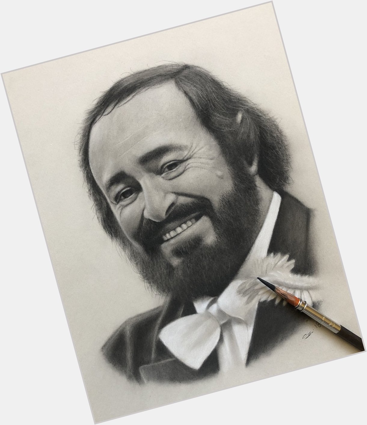 Happy birthday going out to the Italian operatic tenor, Luciano Pavarotti.   