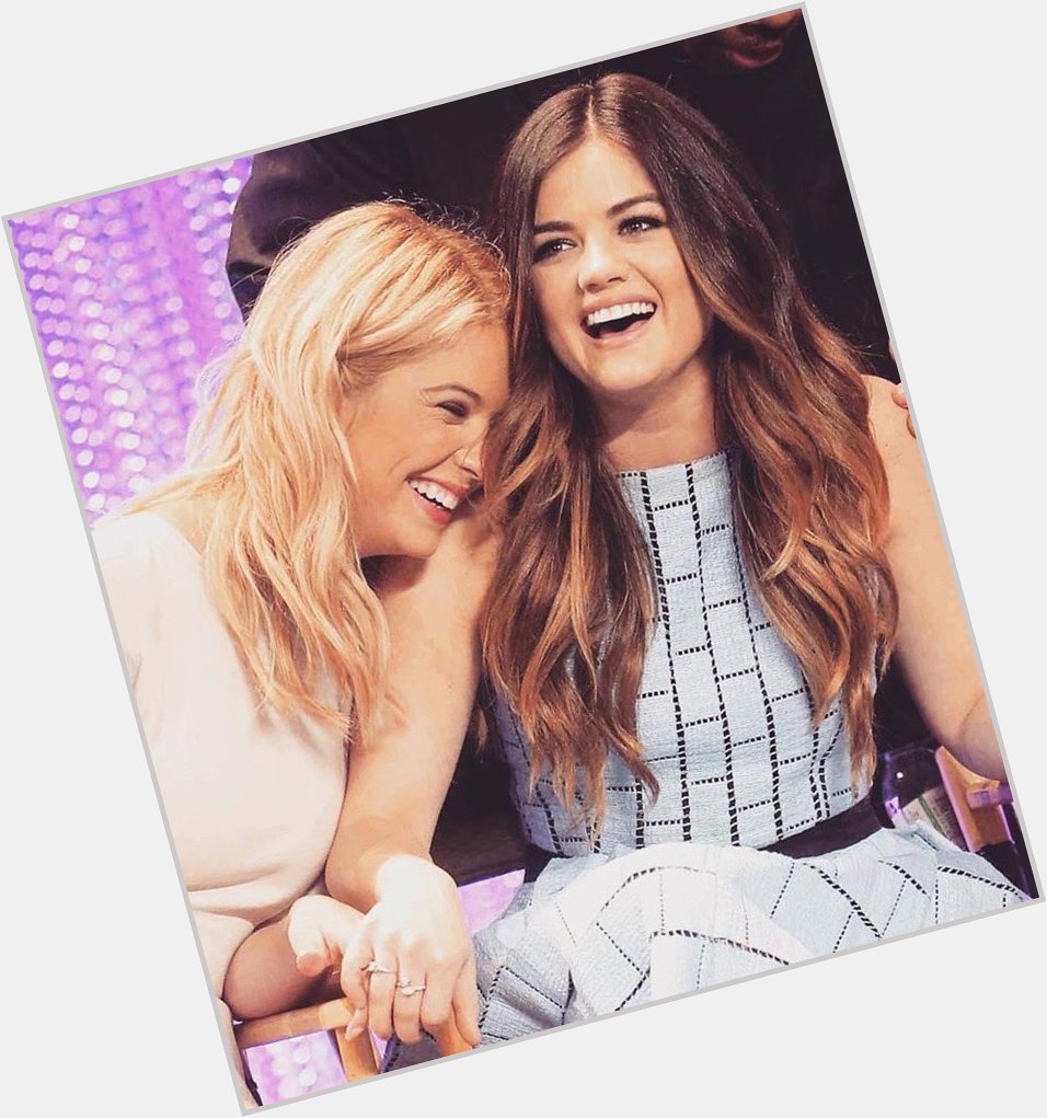 Happy birthday to Lucy Hale. Her friendship with Ashley is so cute and pure 