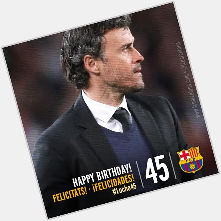  Luis Enrique turns 45 today. Happy birthday, coach!
Like this post to congratulate him! 
