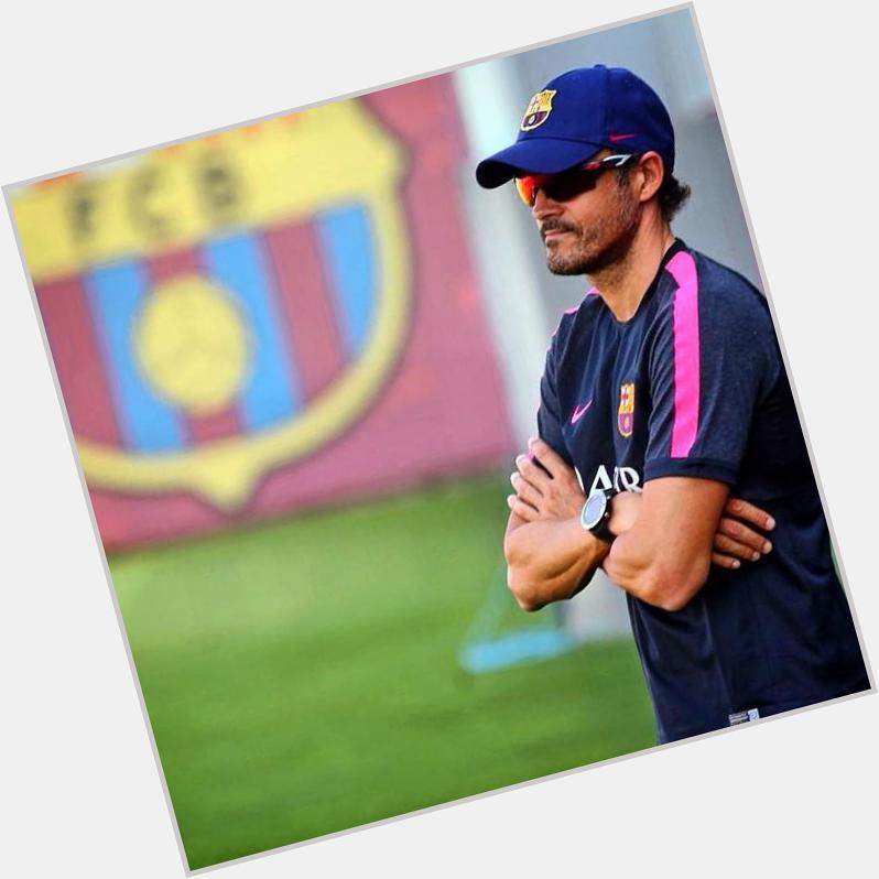 Happy birthday to Barcelona head coach Luis Enrique who turns 45 today.      