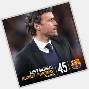 Luis Enrique turns 45 today. Happy birthday, coach! Like this post to congratulate him! 