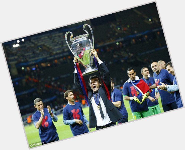 Barcelona coach Luis Enrique celebrates his 47th Birthday today. Happy Birthday!! 
