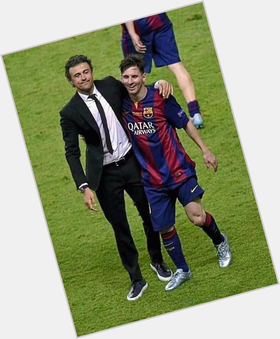 Many happy returns....
More wins with new age...
Happy birthday to one of fcb great manager 
Luis Enrique 