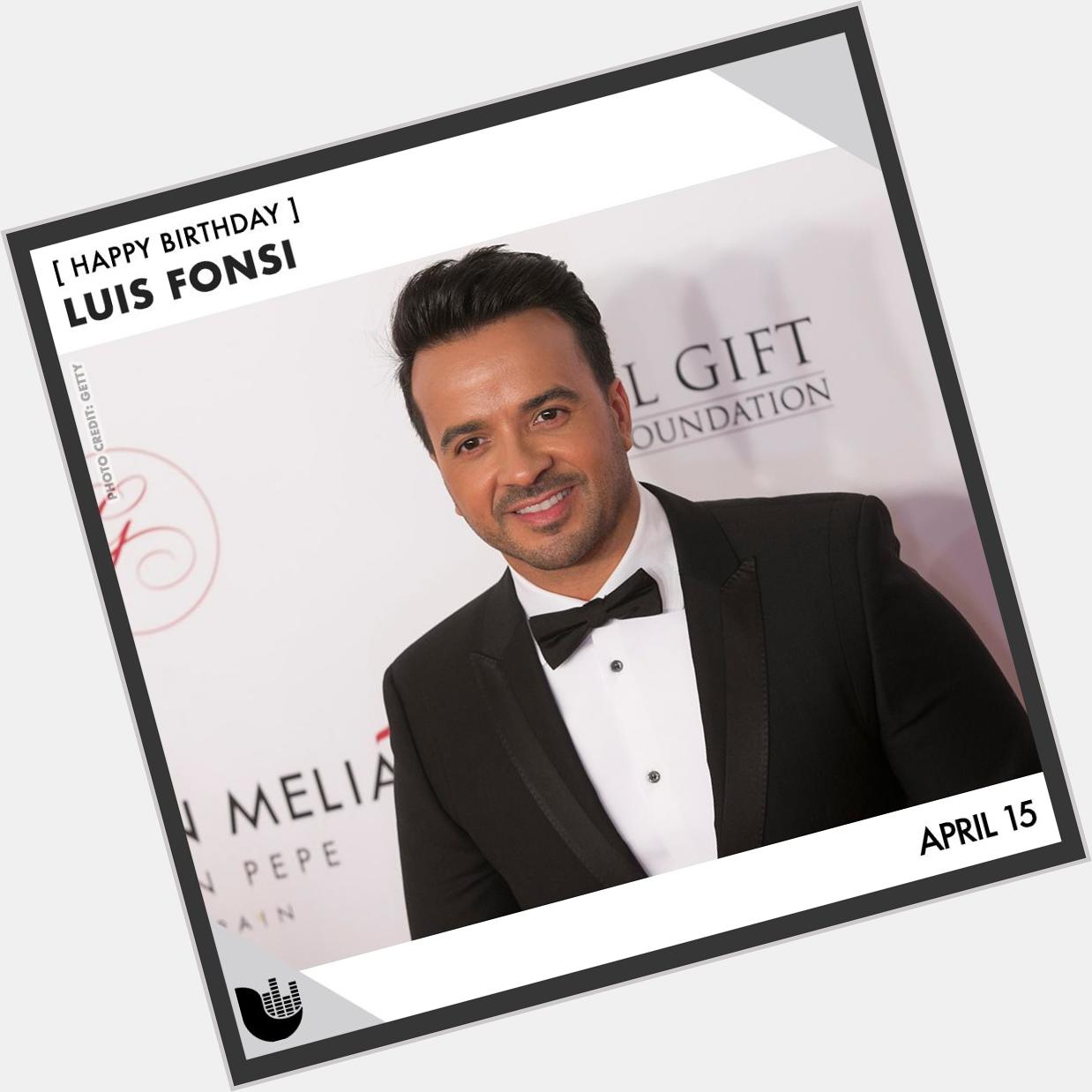 Join us in wishing a happy birthday to Luis Fonsi. 