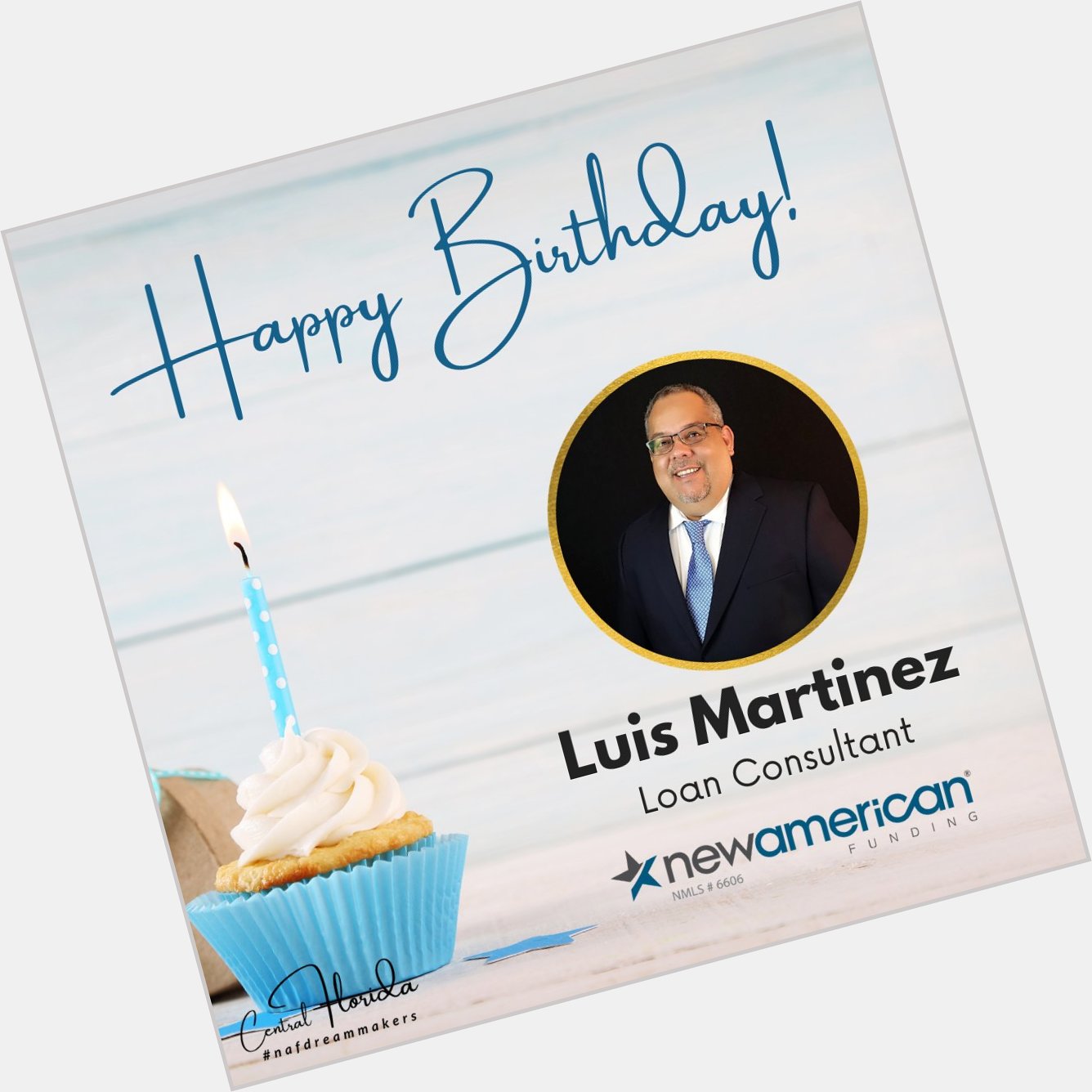 Happy Birthday to Luis Martinez! We wish you an amazing day.   