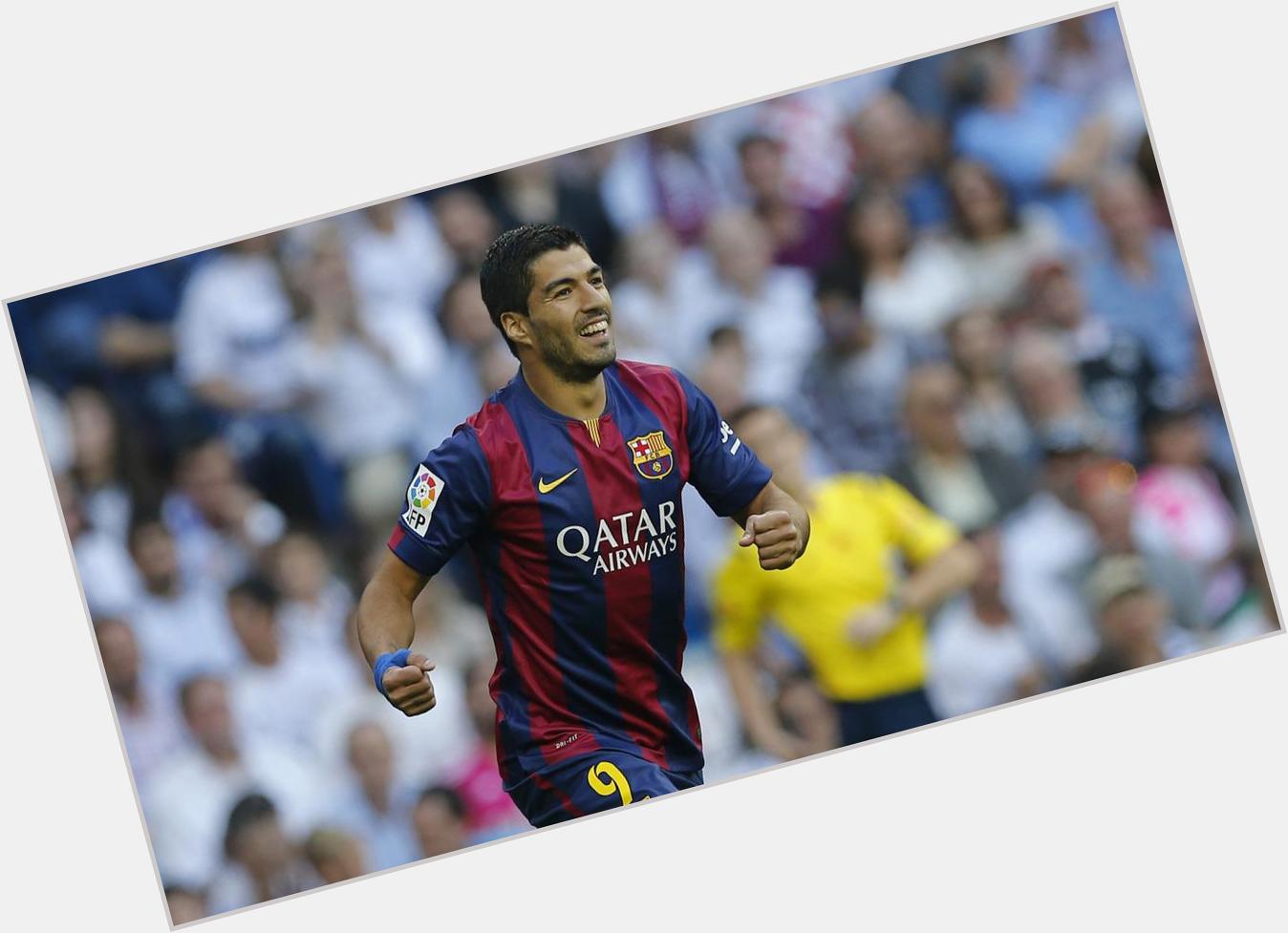 Happy 28th birthday to FC Barcelona\s Luis Suarez (  