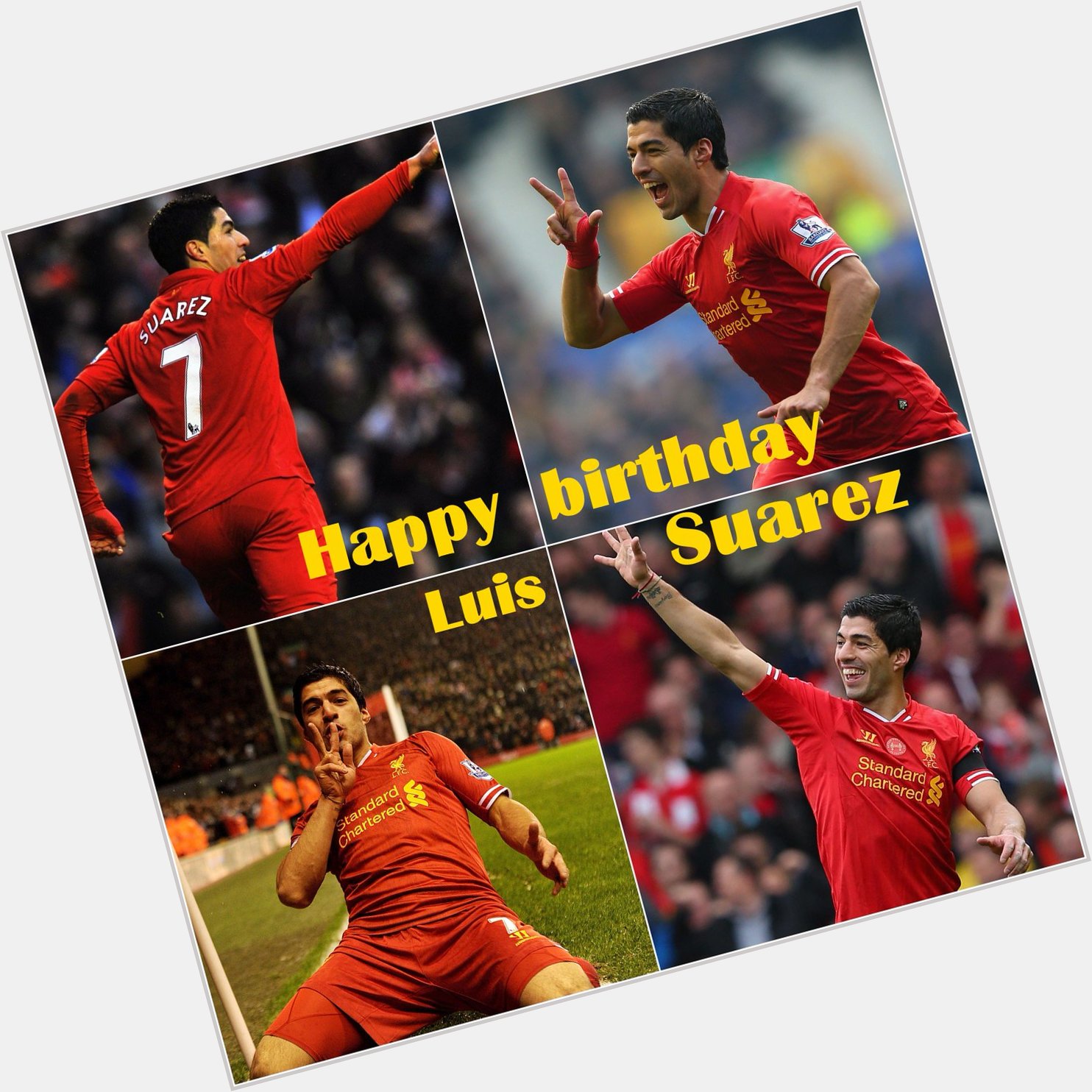 Happy birthday, one of the best strikers ever!
Luis Suarez turns 30 today!  
