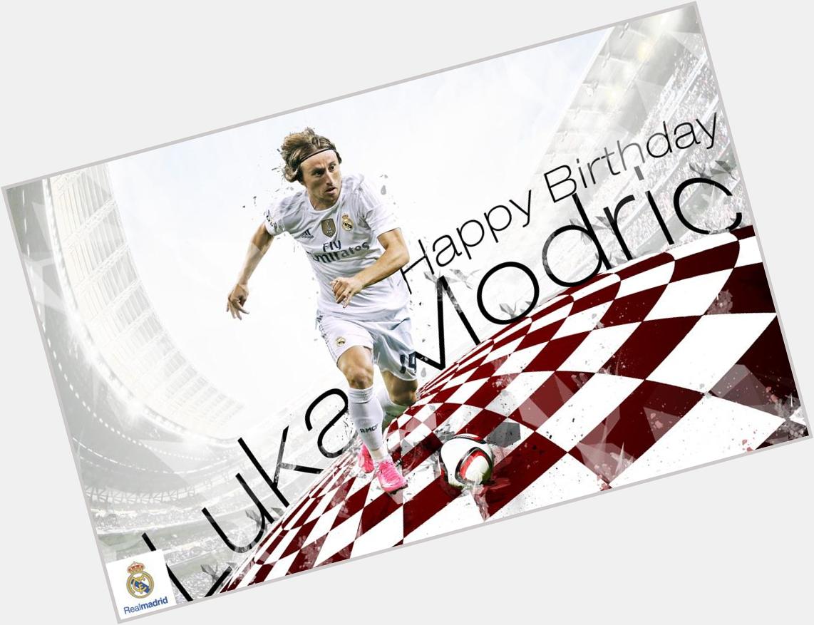 Happy birthday to Luka Modri who turns 30 today!  