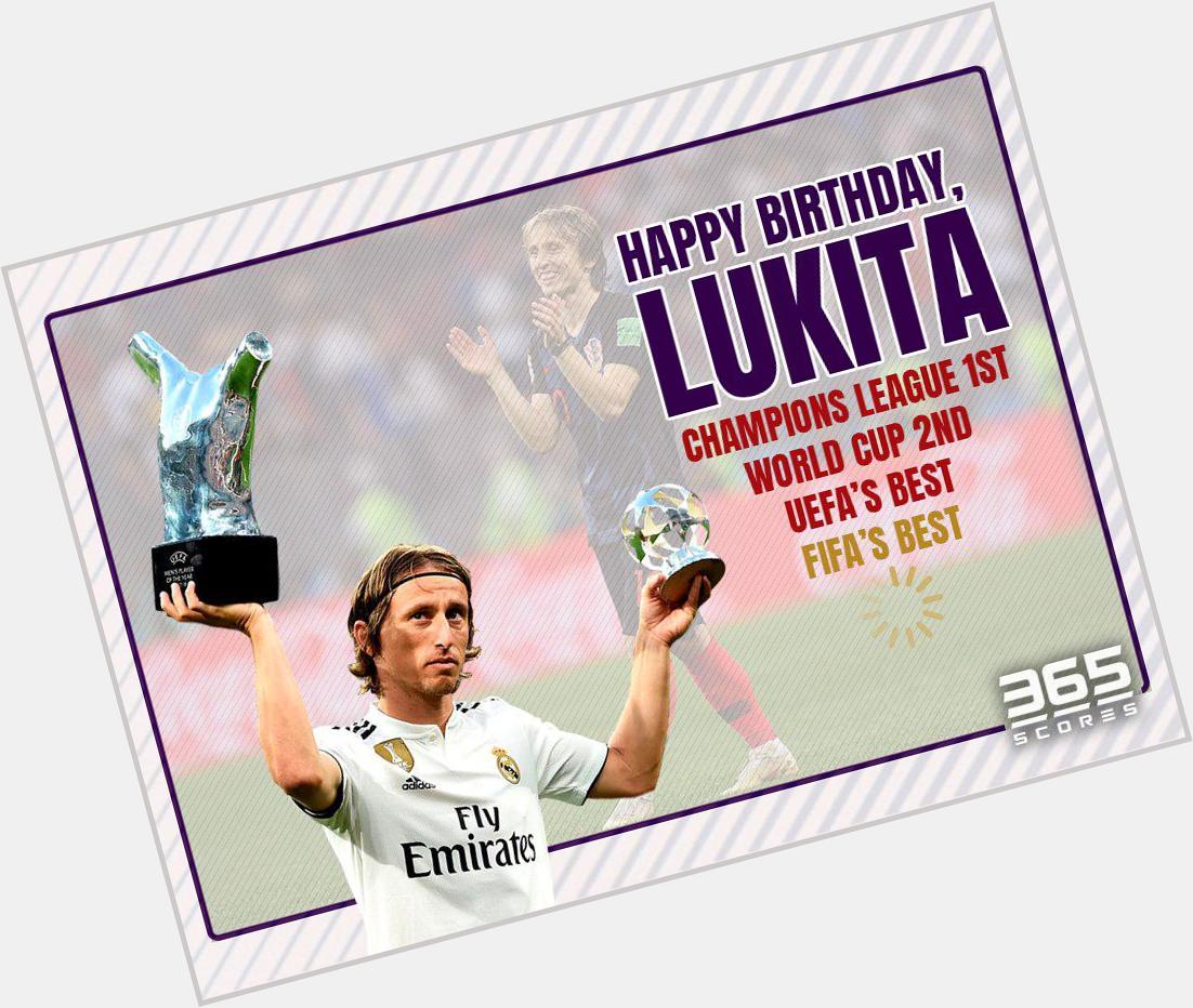  & maestro turns 33 today! Happy Birthday Luka    