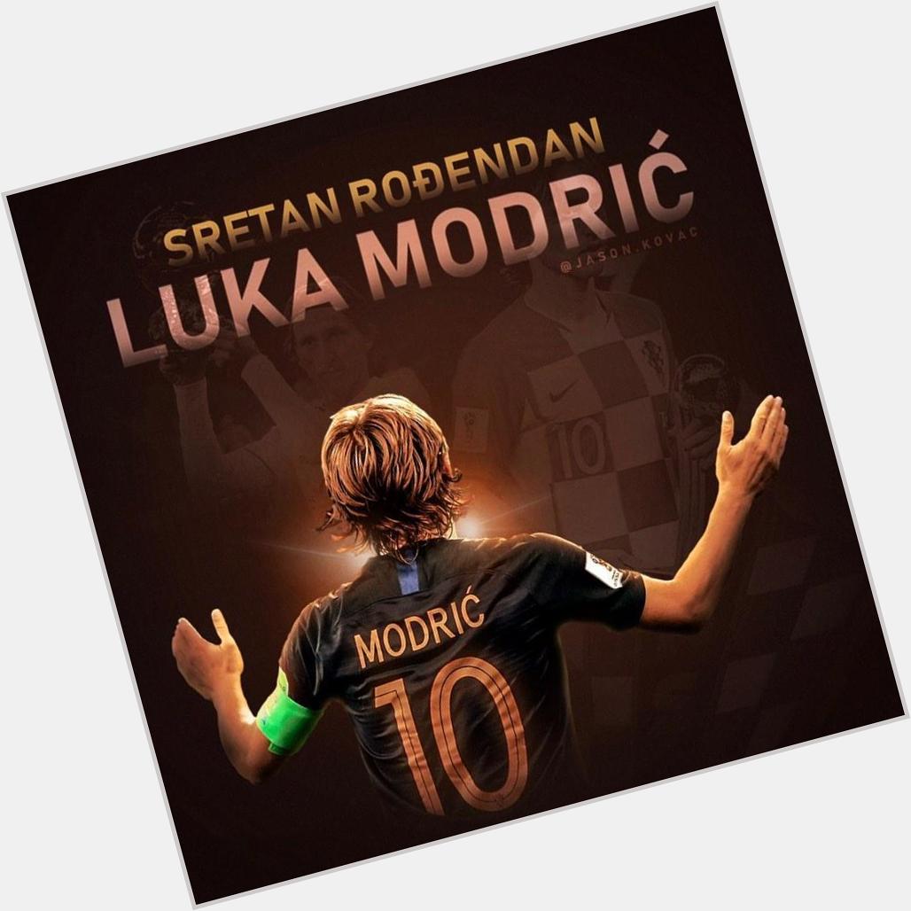 Happy birthday to Luka Modri        