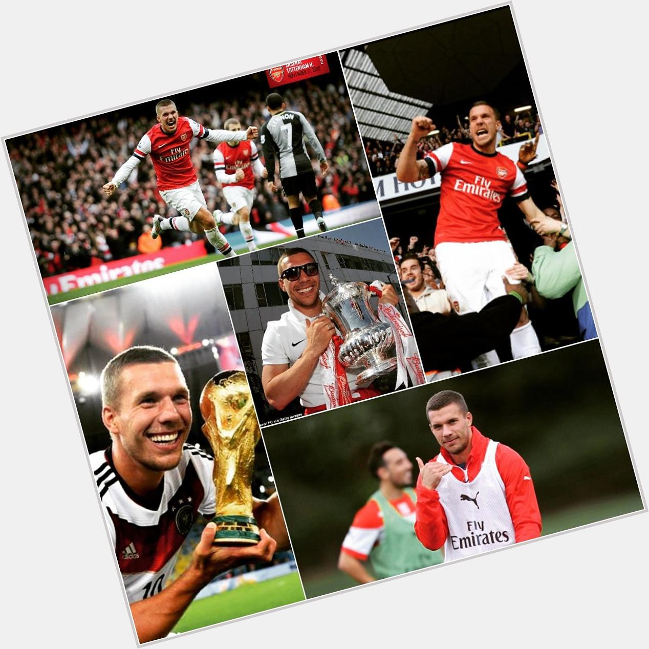 30? Thought he was an upcoming player \" Happy 30th Birthday, Lukas Podolski. 
