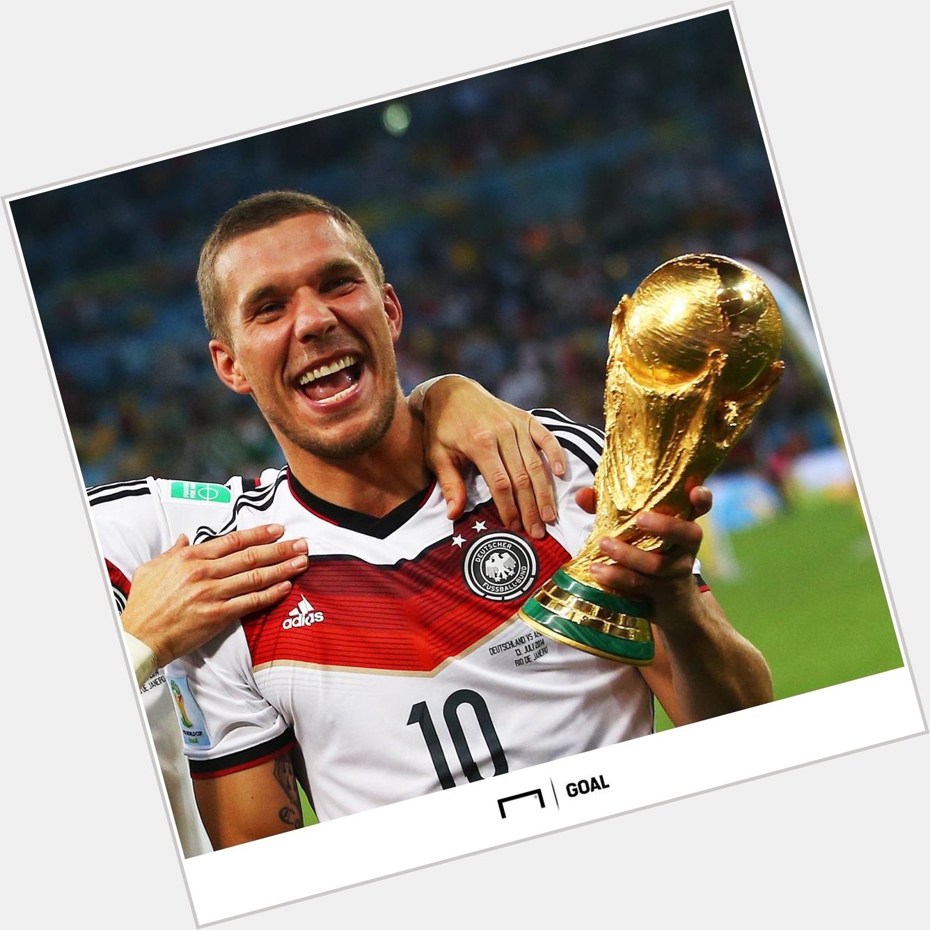 Happy Birthday Lukas Podolski ! Vainqueur du Mondial 2014 