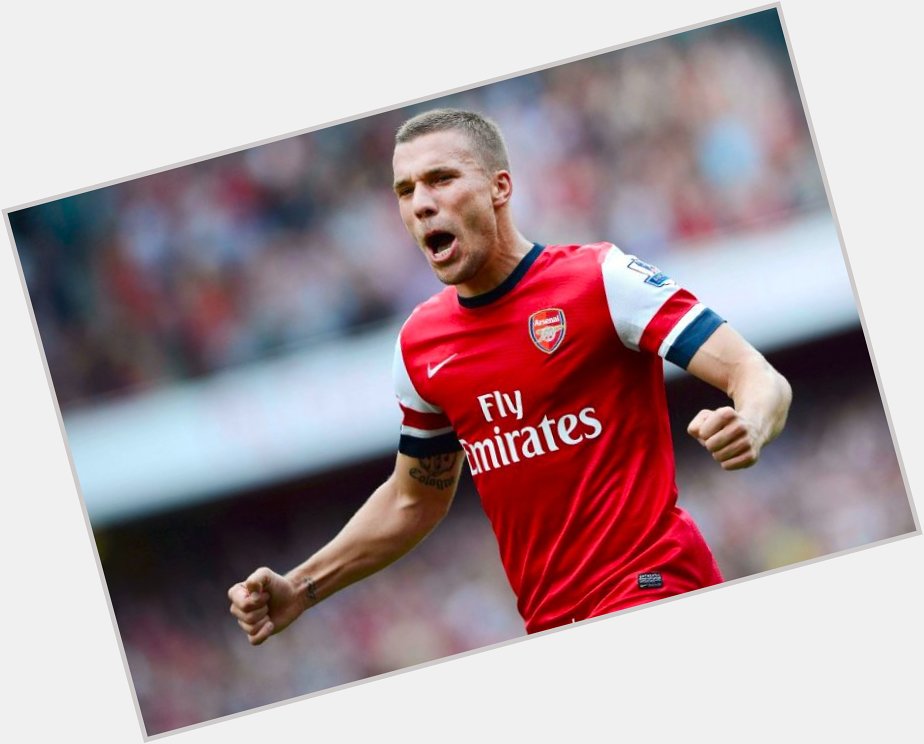 Happy 33rd Birthday to former Gunner, Lukas Podolski! 