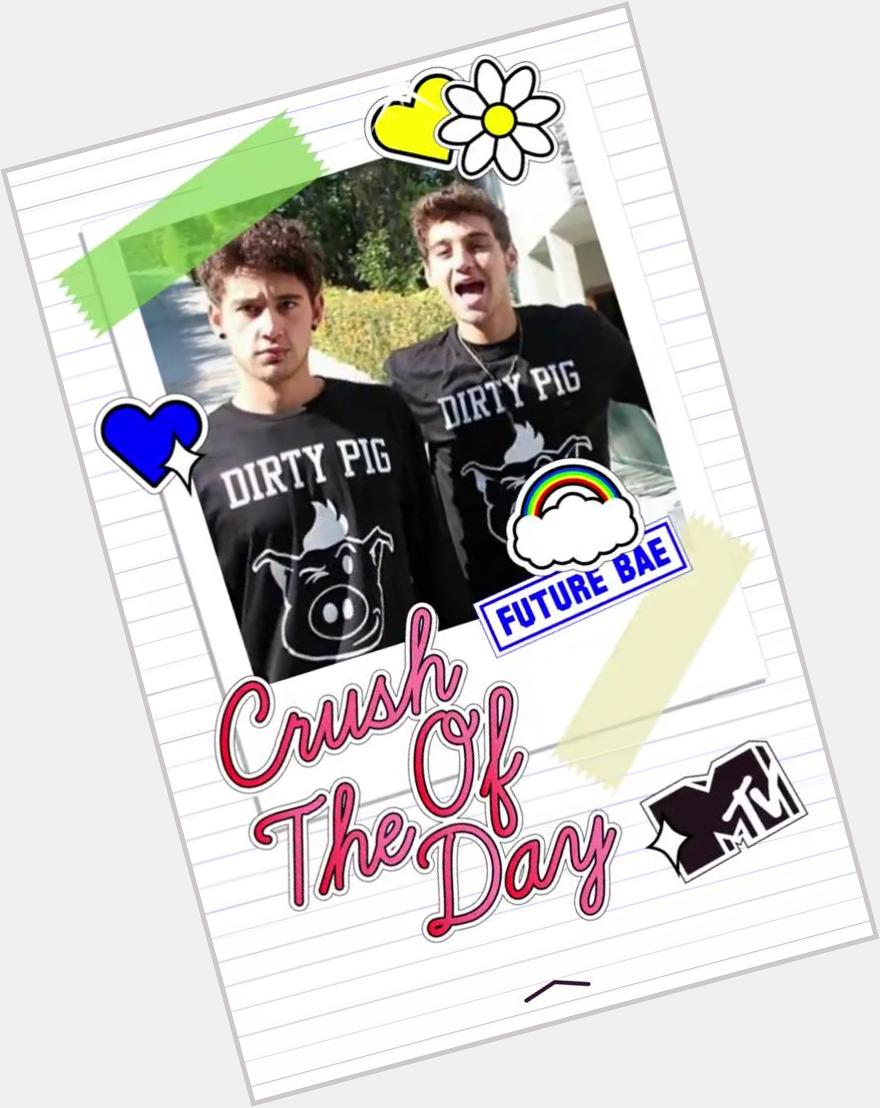 Whoop you made it on to mtv crush of the day happy birthday          