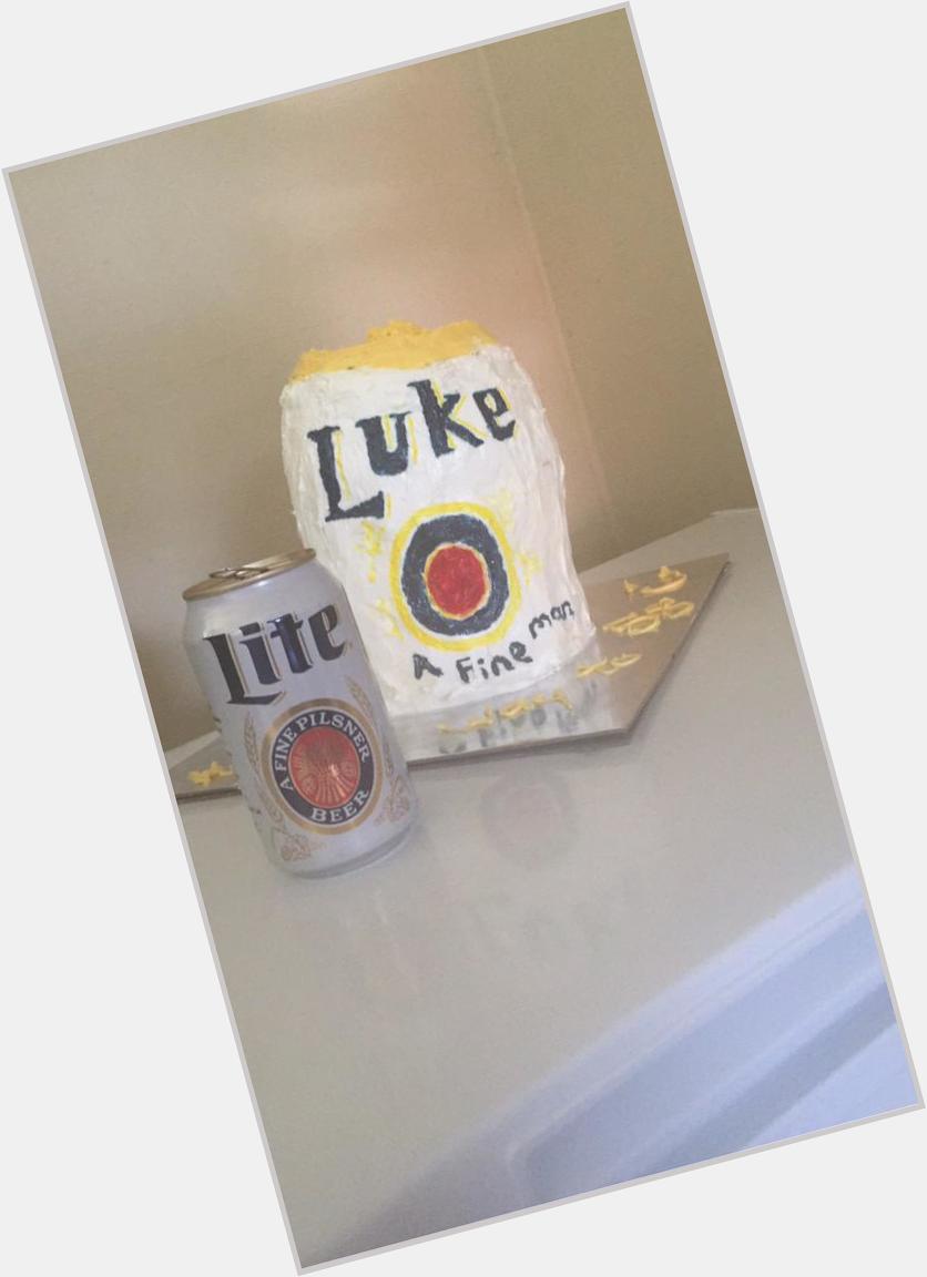 Our attempt at a miller light (Luke Bryan) can cake. happy birthday 