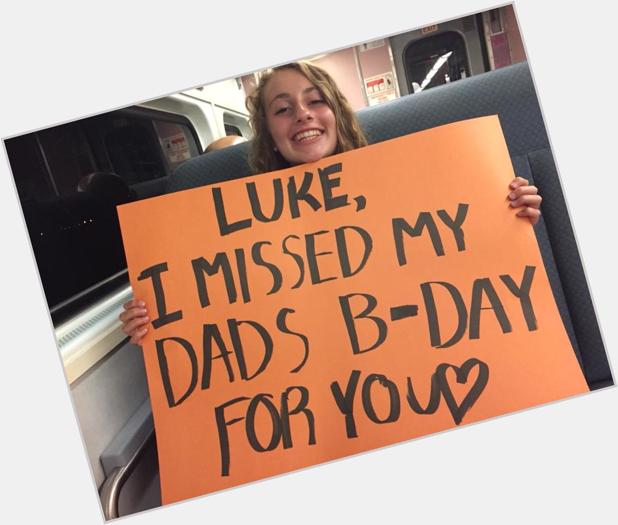 Happy birthday to the best dad out there from Alyssa and I (+Luke Bryan) I love you so much! See you at 1 o\clock!  