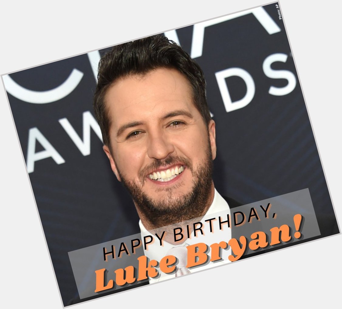 HAPPY BIRTHDAY, LUKE BRYAN!  Join us in wishing the country music star a happy 46th.  

 