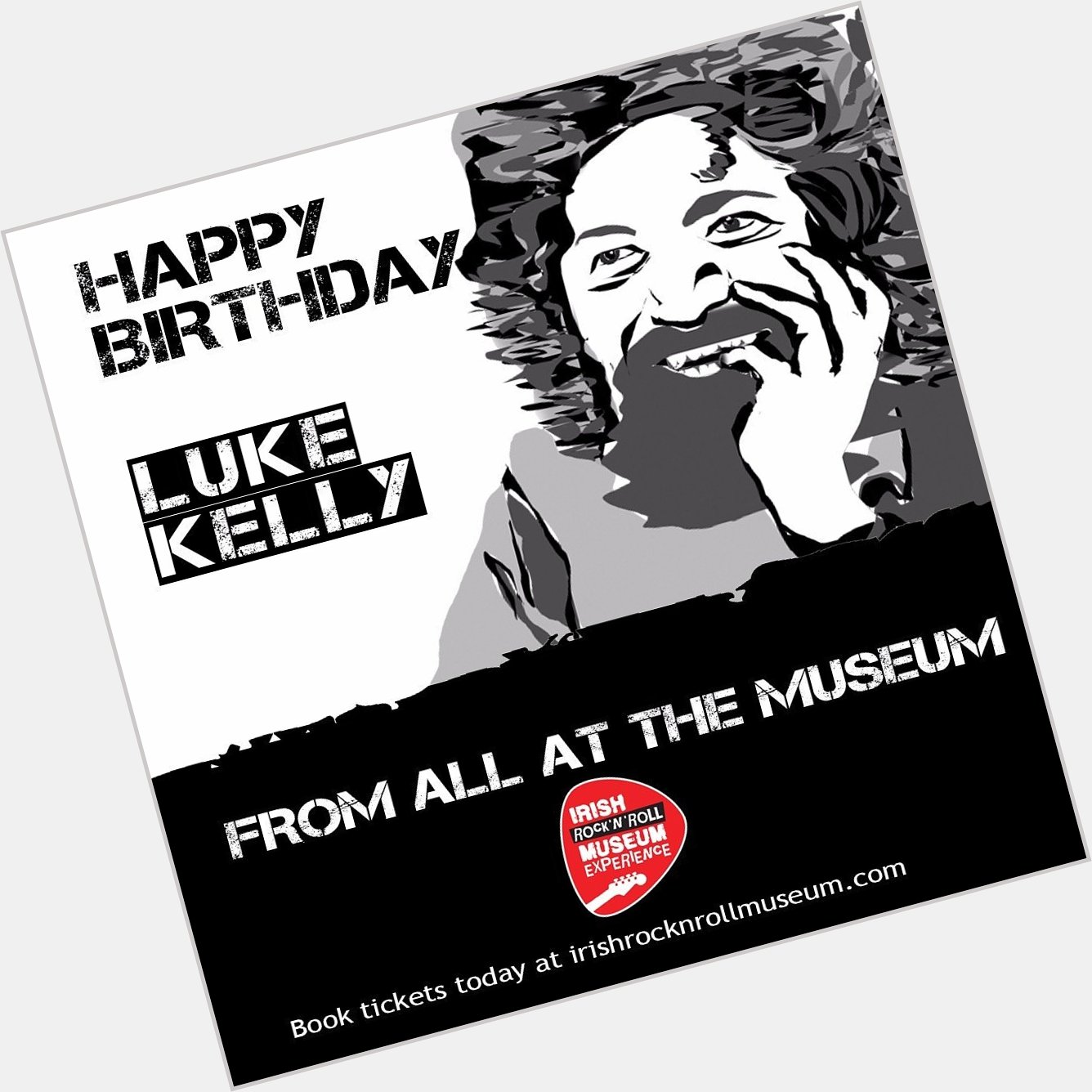 Luke Kelly was born in 1949. Would have been 77 today. Happy Birthday from all at the museum! 
