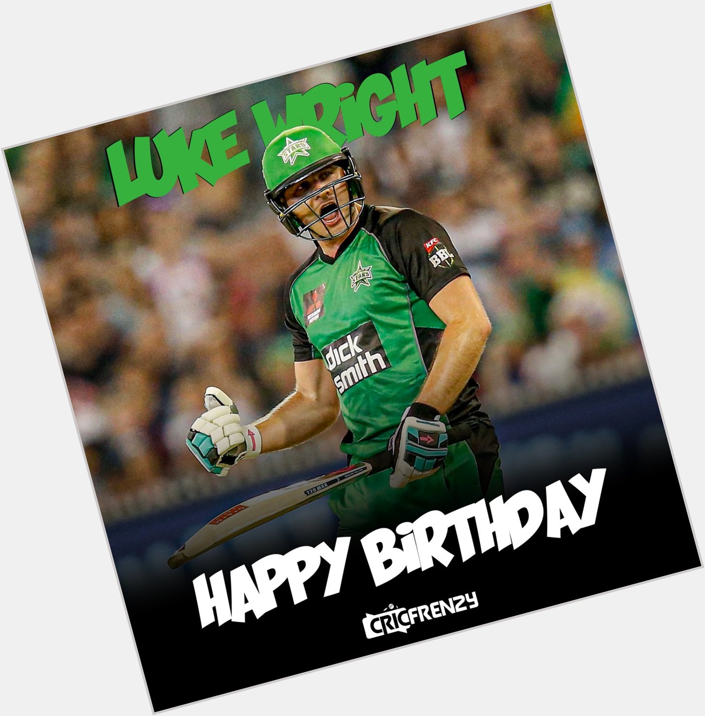 Happy birthday Luke Wright    