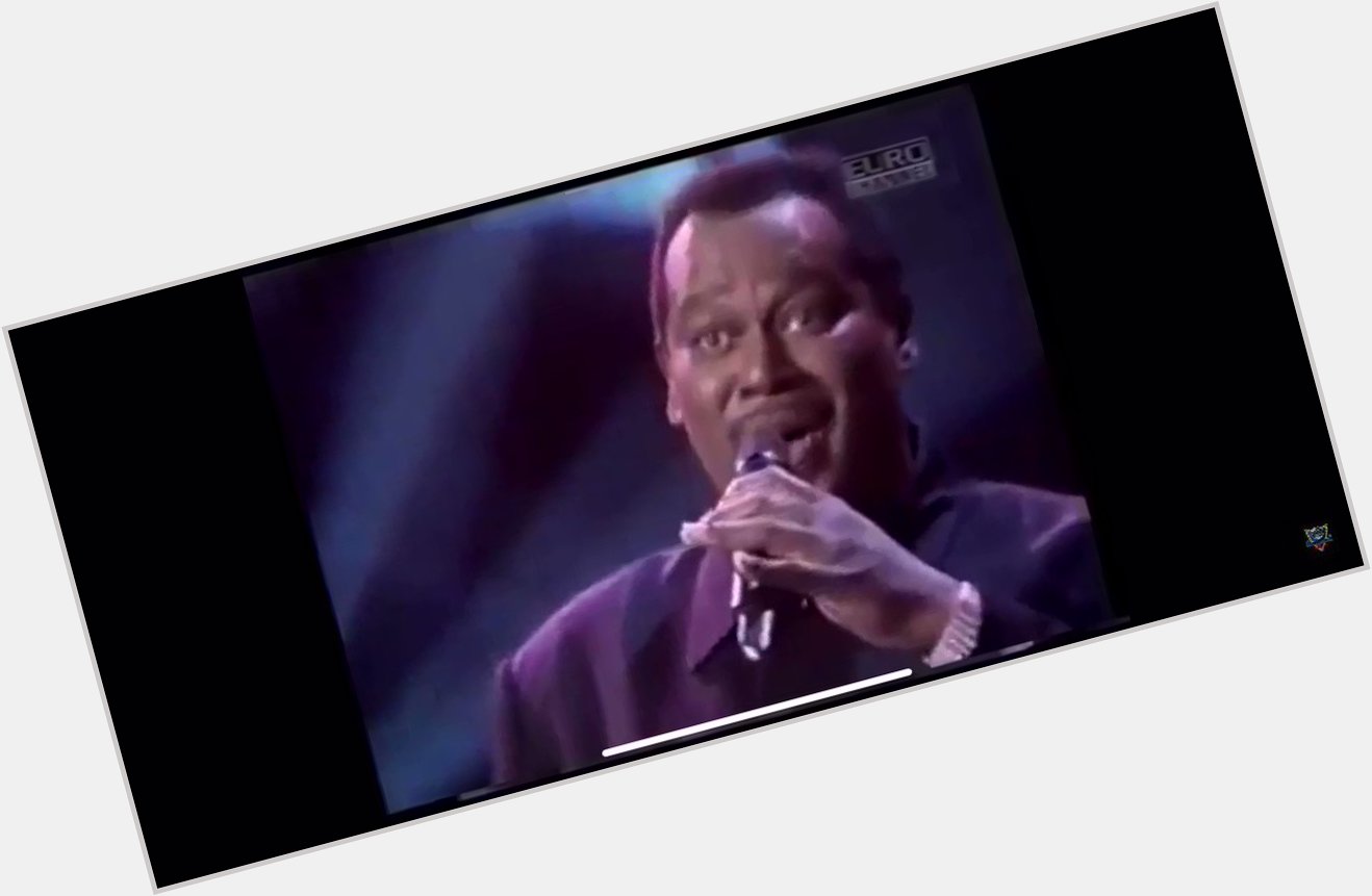 That time Luther Vandross was the sixth Spice Girl! Happy Birthday, Luther!!! 