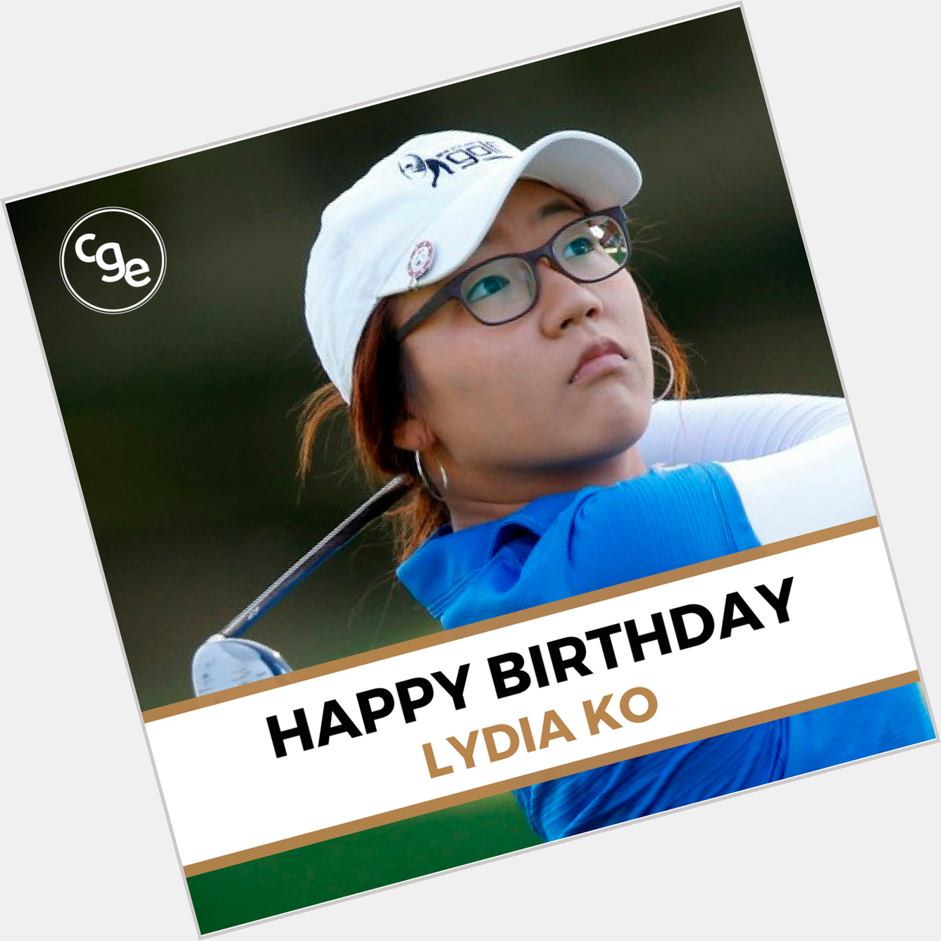Happy Birthday to Lydia Ko Lydia began playing golf at age 5!   
