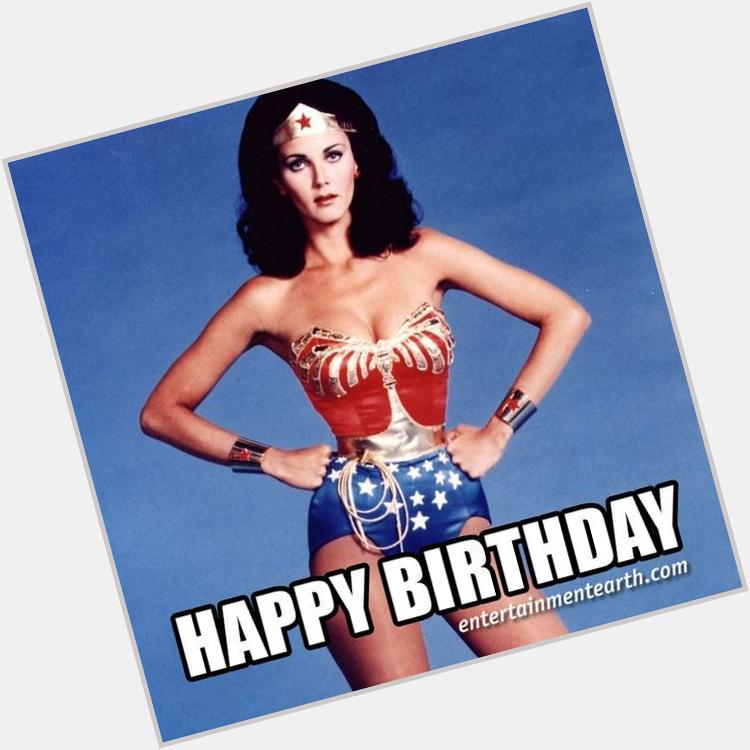 Happy 64th Birthday to Lynda Carter of Wonder Woman ! Shop Collectibles:  